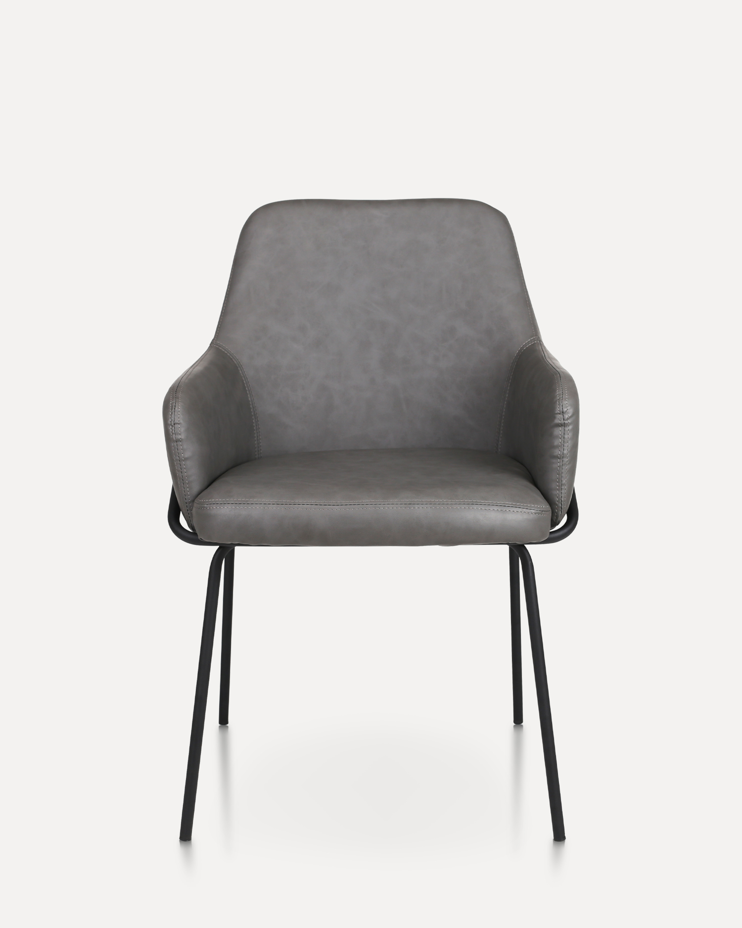 팔이있는 가죽 식당 팔이있는 가죽 식당