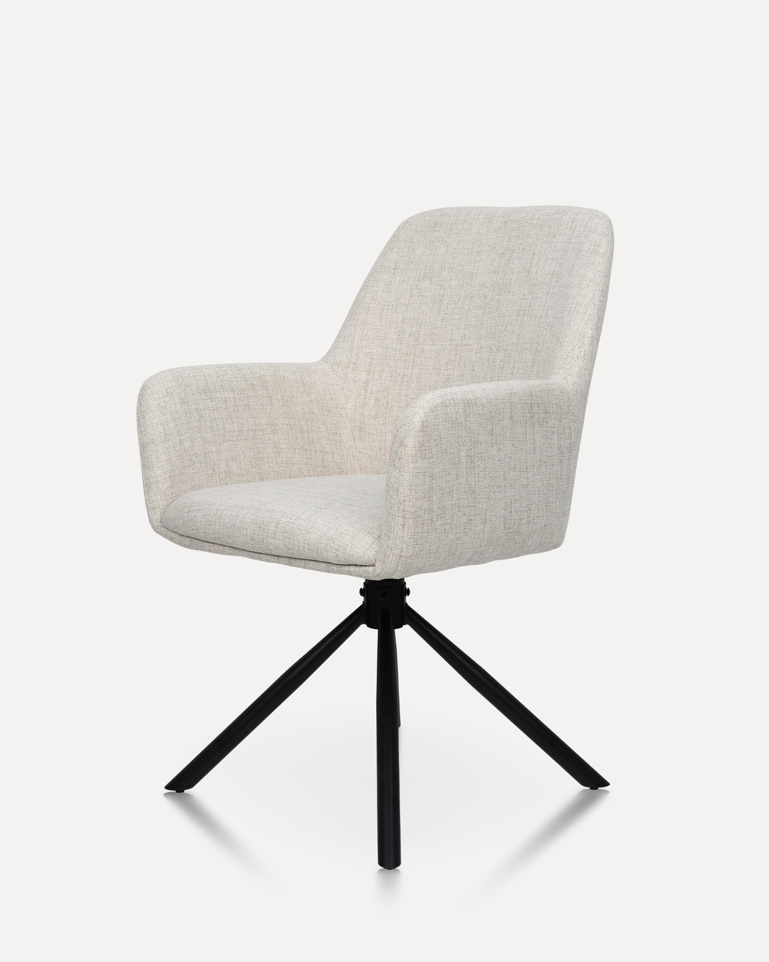 회전식 직물 식당 의자